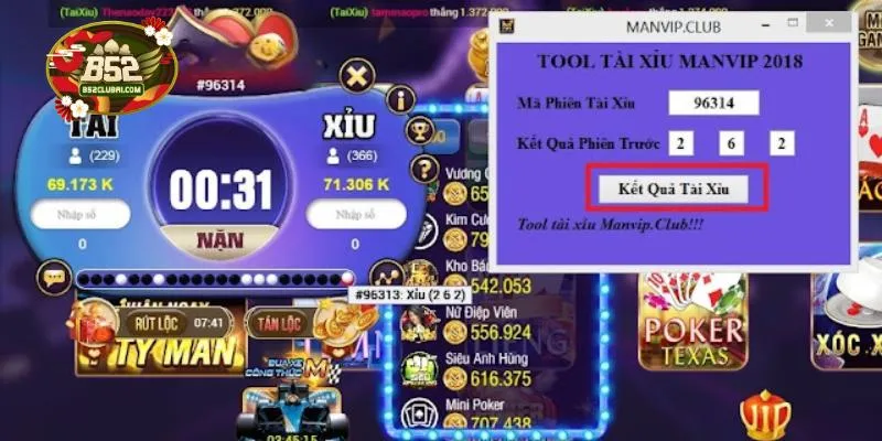 Hướng dẫn cách sử dụng tool tài xỉu tại B52club Hướng dẫn cách sử dụng tool tài xỉu tại B52club