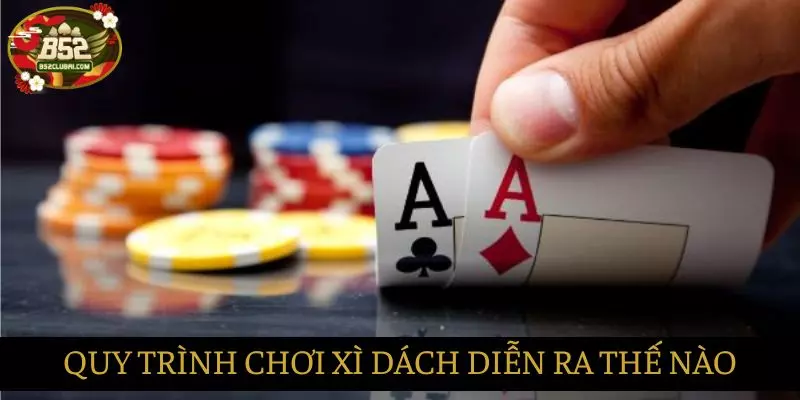 Quy trình diễn ra một ván bài xì dách sẽ như thế này Quy trình diễn ra một ván bài xì dách sẽ như thế này
